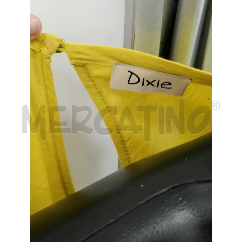 BLUSA DONNA DIXIE GIALLO SCOLLO RETRO | Mercatino dell'Usato Catanzaro 3