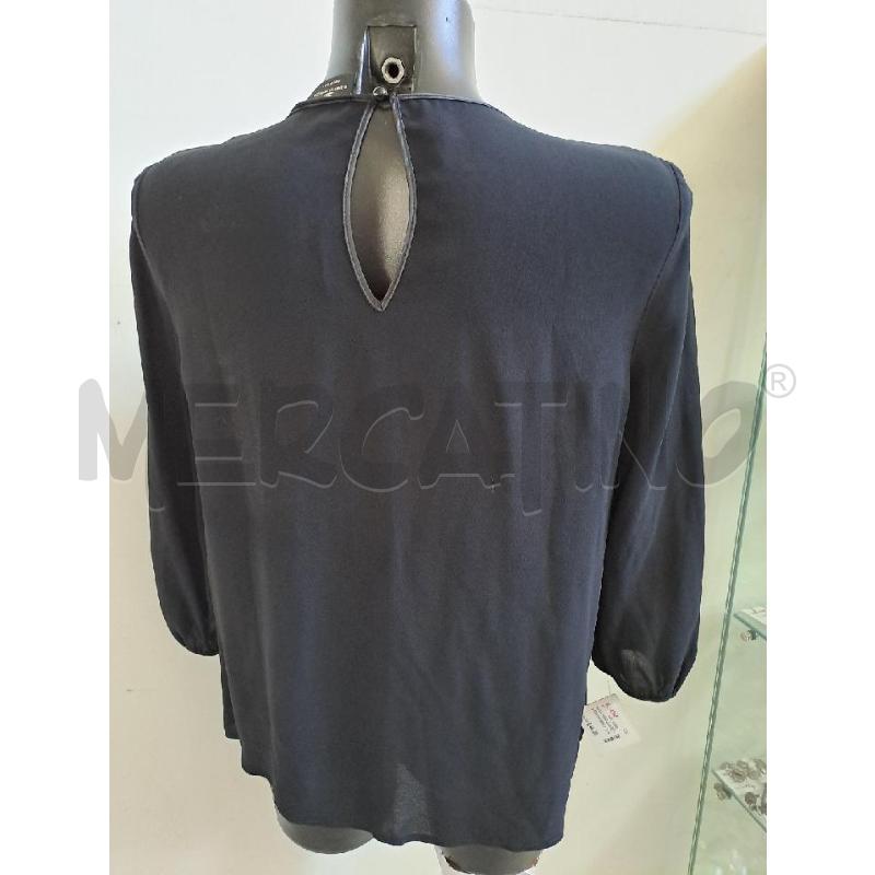 BLUSA DONNA ELISABETTA FRANCHI NERO VELATO  | Mercatino dell'Usato Catanzaro 3
