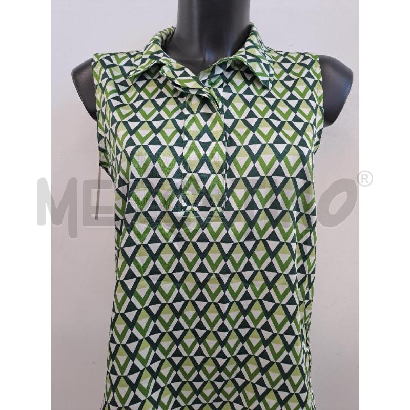 BLUSA DONNA EMME AMRELLA TRIANGOLI VERDE  | Mercatino dell'Usato Catanzaro 2