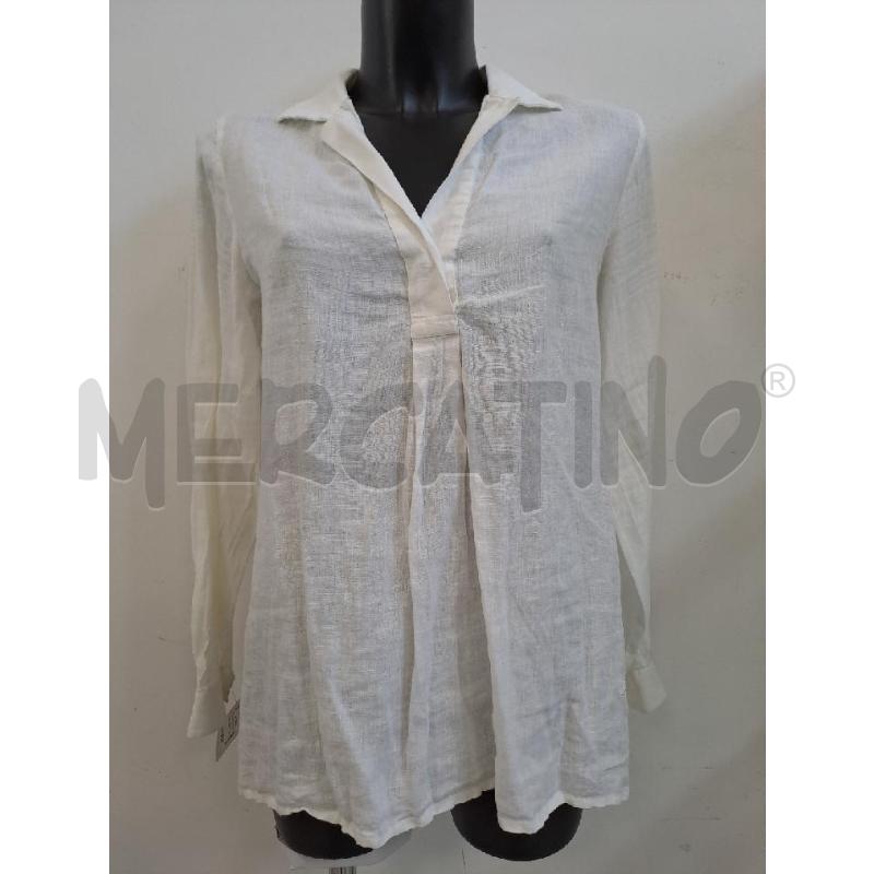 BLUSA DONNA FAY BIANCO LINO SCOLLO V  | Mercatino dell'Usato Catanzaro 1