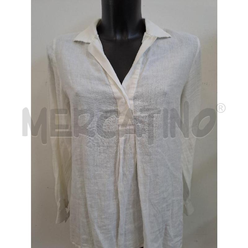 BLUSA DONNA FAY BIANCO LINO SCOLLO V  | Mercatino dell'Usato Catanzaro 2