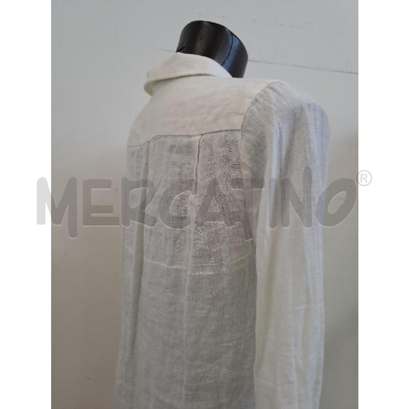 BLUSA DONNA FAY BIANCO LINO SCOLLO V  | Mercatino dell'Usato Catanzaro 3