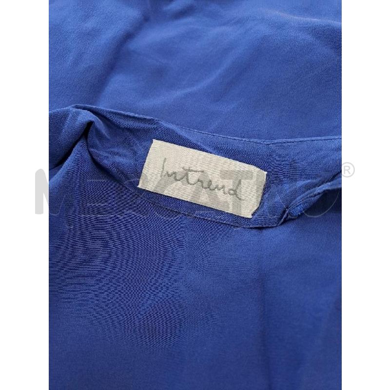 BLUSA DONNA INTREND BLU SCOLLO V  | Mercatino dell'Usato Catanzaro 4