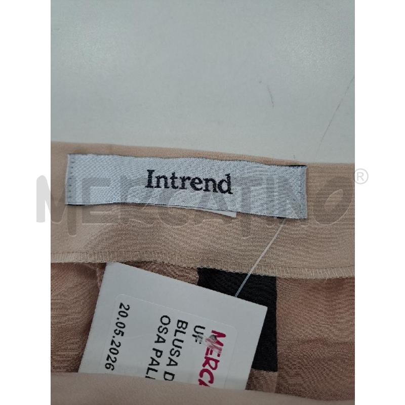 BLUSA DONNA INTREND ROSA PALLINA NERA  | Mercatino dell'Usato Catanzaro 4