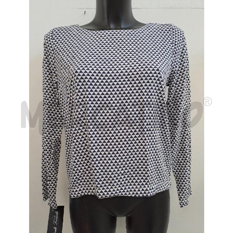 BLUSA DONNA TOMMY HILFIGER BLU BIANCO  | Mercatino dell'Usato Catanzaro 1