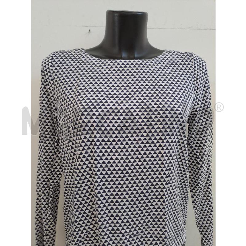 BLUSA DONNA TOMMY HILFIGER BLU BIANCO  | Mercatino dell'Usato Catanzaro 2