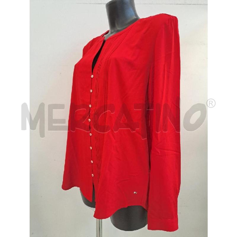 BLUSA DONNA TOMMY HILFIGER ROSSA SCOLLO V  | Mercatino dell'Usato Catanzaro 2
