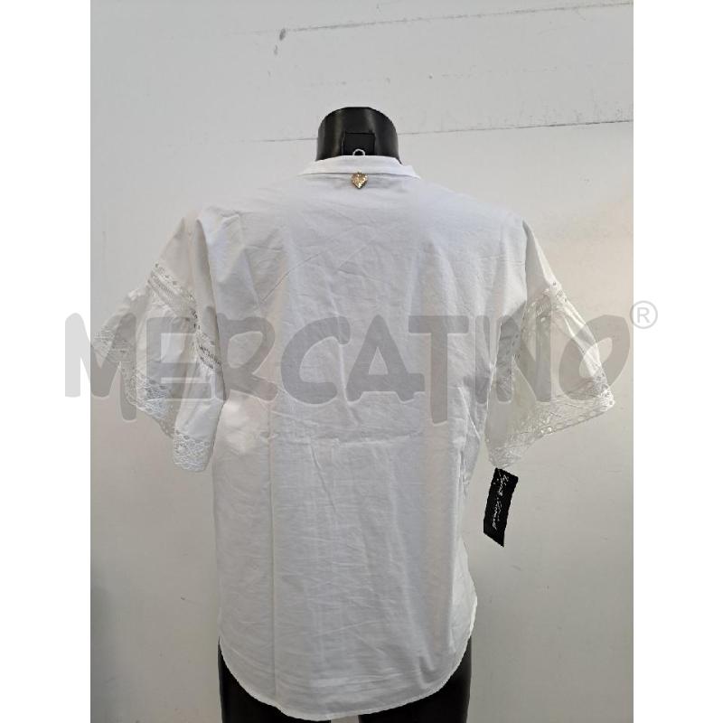 BLUSA DONNA TWIN SET BIANCO RICAMO  | Mercatino dell'Usato Catanzaro 3