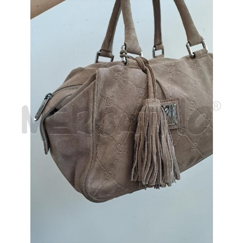 BORSA DONNA BLUMARINE BEIGE SCAMOSCIATA  | Mercatino dell'Usato Catanzaro 2