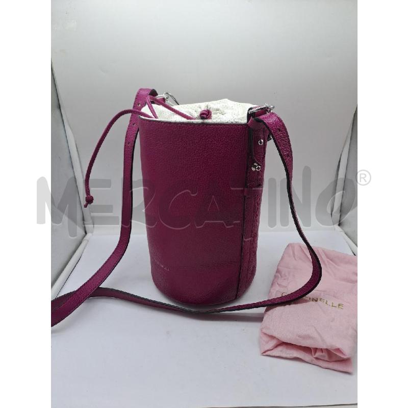 BORSA DONNA COCCINELLE A SECCHIELLO FUXIA  | Mercatino dell'Usato Catanzaro 2