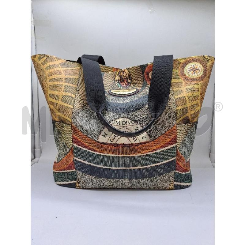 BORSA DONNA GATTINONI PLANETARIUM DOPPIA MANICO NERO | Mercatino dell'Usato Catanzaro 1