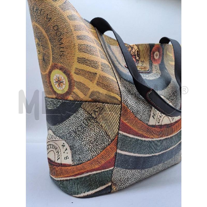 BORSA DONNA GATTINONI PLANETARIUM DOPPIA MANICO NERO | Mercatino dell'Usato Catanzaro 2