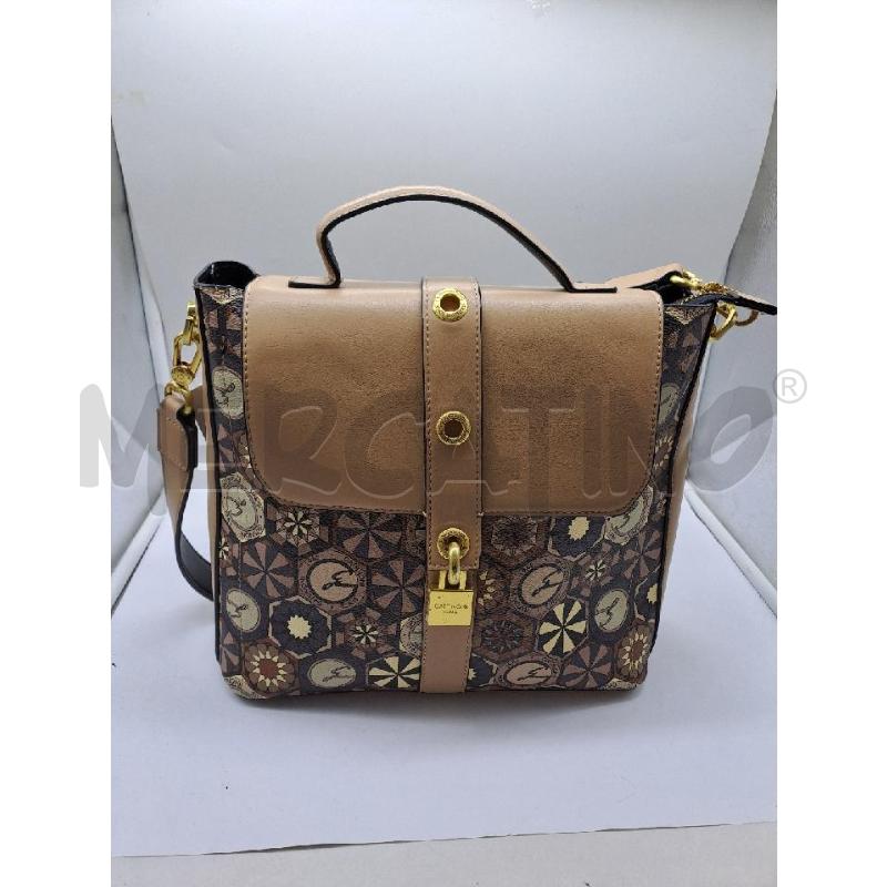 BORSA DONNA GATTINO BEIGE AMANO | Mercatino dell'Usato Catanzaro 1
