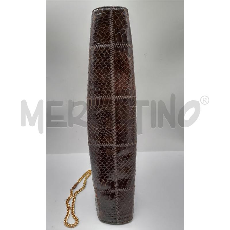 BORSA DONNA LINEA GIEMMEBI MARRONE PITONATA  | Mercatino dell'Usato Catanzaro 3