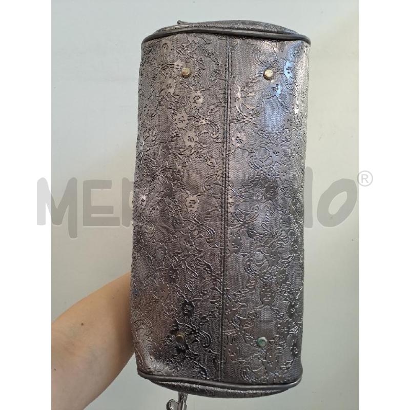 BORSA DONNA LIU JO GRIGIO DAMASCATO  | Mercatino dell'Usato Catanzaro 3