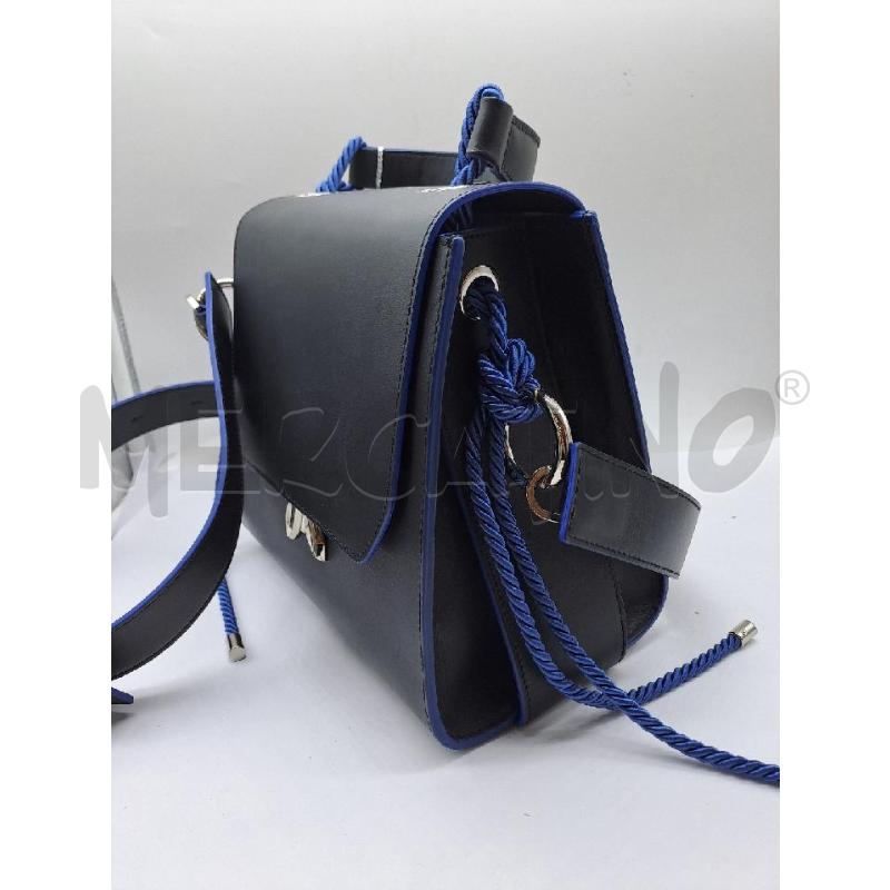 BORSA DONNA PATRIZIA PEPE SLEEPY FLY BAG BLU NOTTE | Mercatino dell'Usato Catanzaro 3