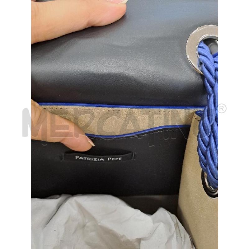 BORSA DONNA PATRIZIA PEPE SLEEPY FLY BAG BLU NOTTE | Mercatino dell'Usato Catanzaro 5