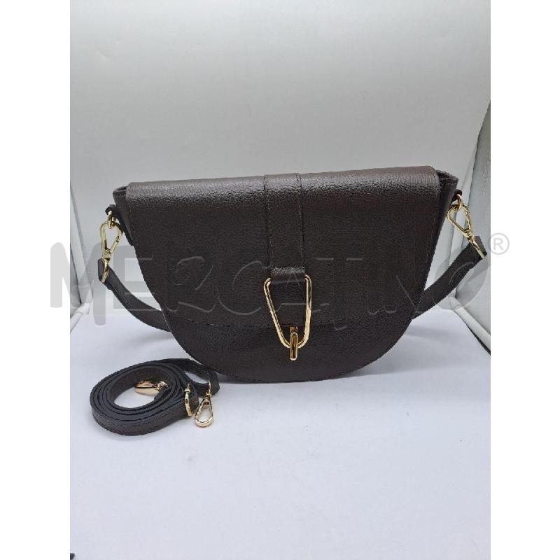 BORSA DONNA PELLE BAG PASSION MARONE MARTELLATA | Mercatino dell'Usato Catanzaro 1