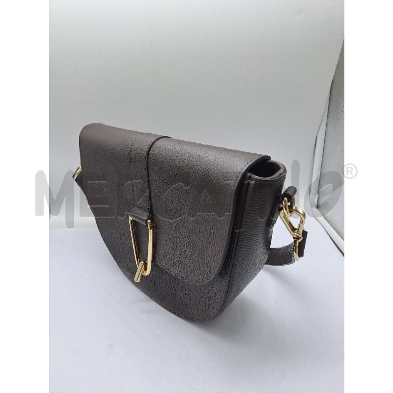BORSA DONNA PELLE BAG PASSION MARONE MARTELLATA | Mercatino dell'Usato Catanzaro 2