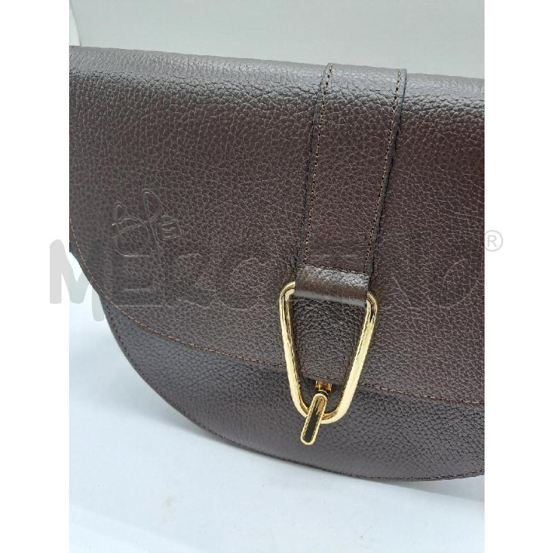 BORSA DONNA PELLE BAG PASSION MARONE MARTELLATA | Mercatino dell'Usato Catanzaro 4