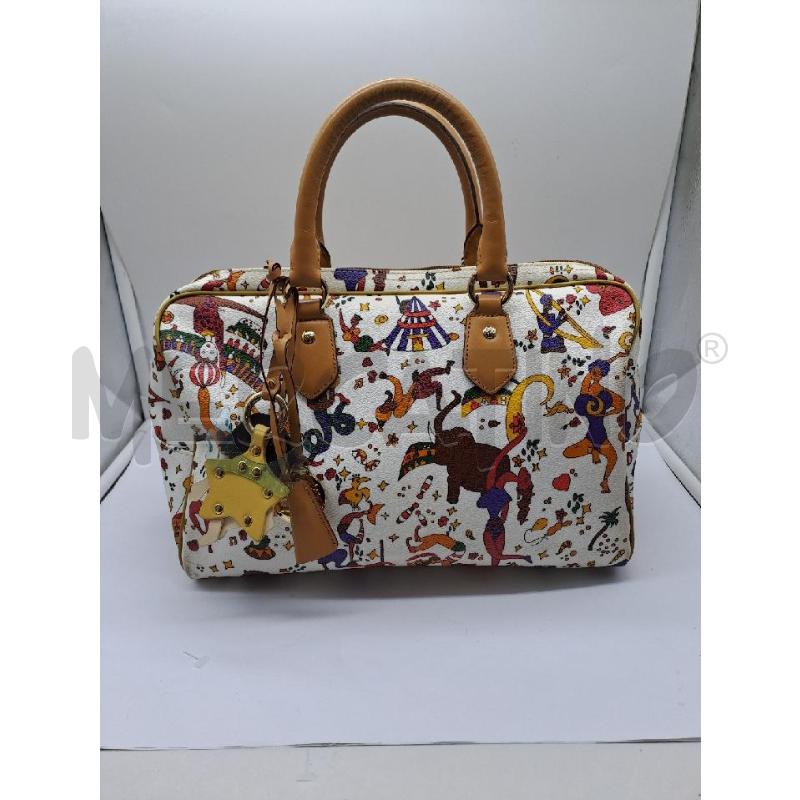 BORSA DONNA PIERO GUIDI BAULETTO BIANCO CIRCUS | Mercatino dell'Usato Catanzaro 1
