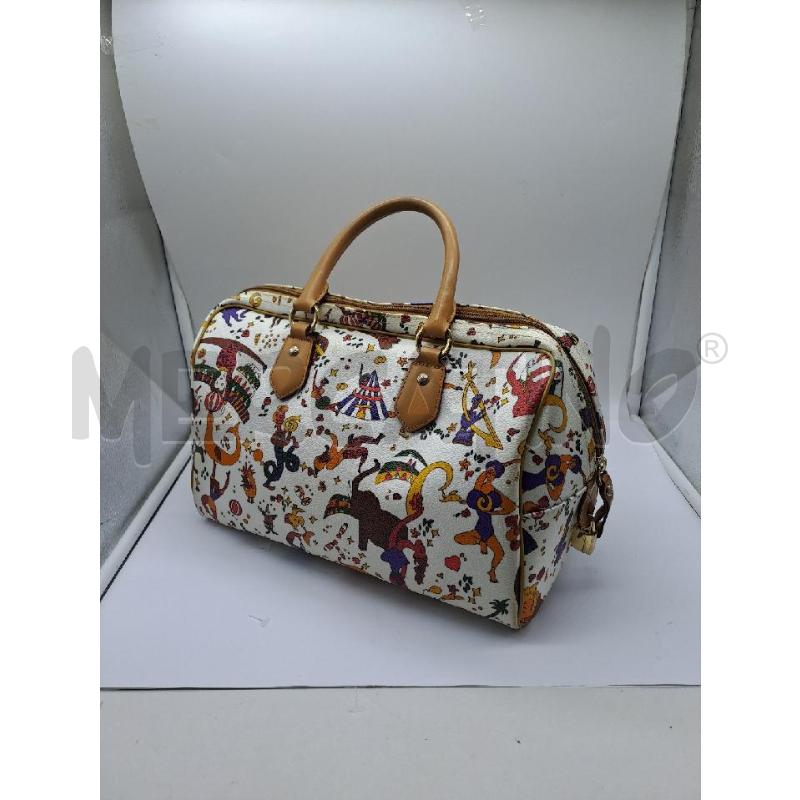 BORSA DONNA PIERO GUIDI BAULETTO BIANCO CIRCUS | Mercatino dell'Usato Catanzaro 3