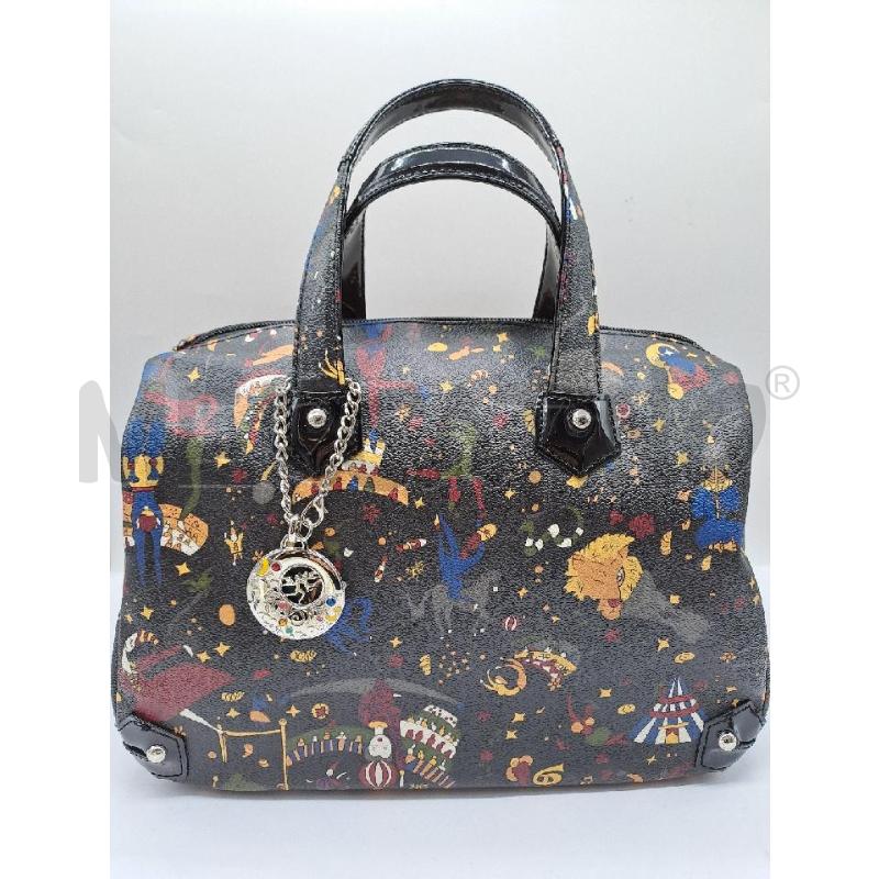BORSA DONNA PIERO GUIDI BAULETTO SATCHEL WITH STRAP NERO | Mercatino dell'Usato Catanzaro 2