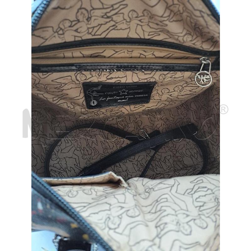BORSA DONNA PIERO GUIDI BAULETTO SATCHEL WITH STRAP NERO | Mercatino dell'Usato Catanzaro 4
