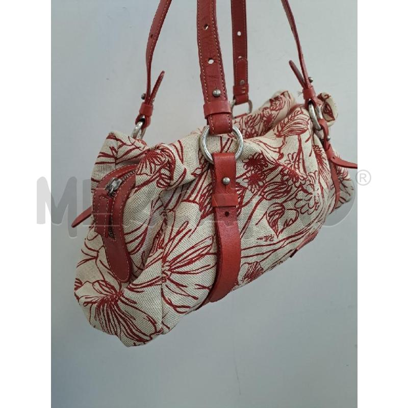 BORSA DONNA POLLINI BEIGE ROSSA  | Mercatino dell'Usato Catanzaro 3