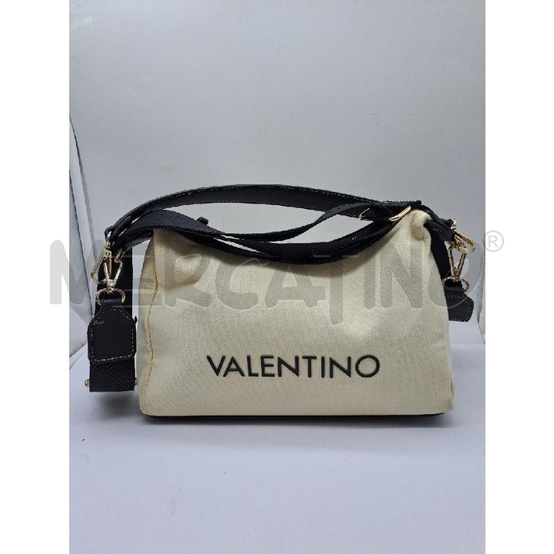 BORSA DONNA VALENTINO PANNA NERO  | Mercatino dell'Usato Catanzaro 2