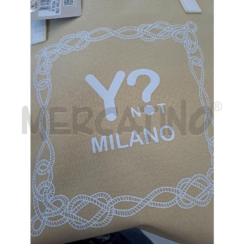 BORSA DONNA YNOT MARE BEIGE BIANCA  | Mercatino dell'Usato Catanzaro 3