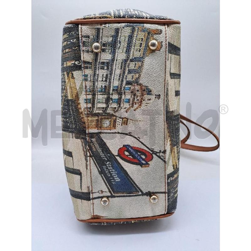 BORSA DONNA Y NOT MARRONE BEIGE  | Mercatino dell'Usato Catanzaro 4