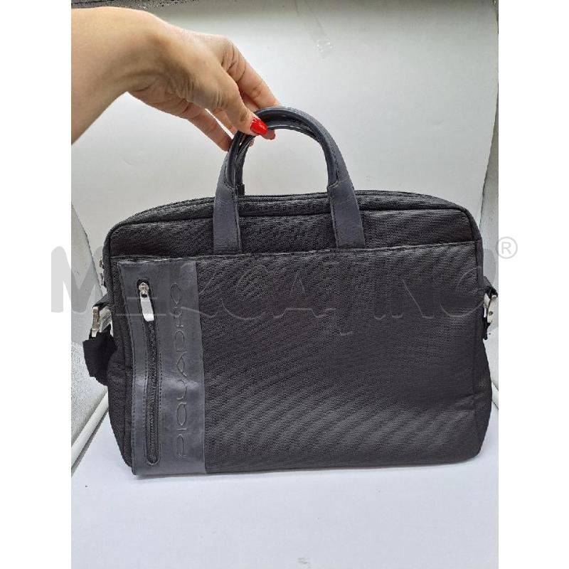 BORSA LAVORO PQUADRO TESSUTO NERO DOPPIO MANICO  | Mercatino dell'Usato Catanzaro 2
