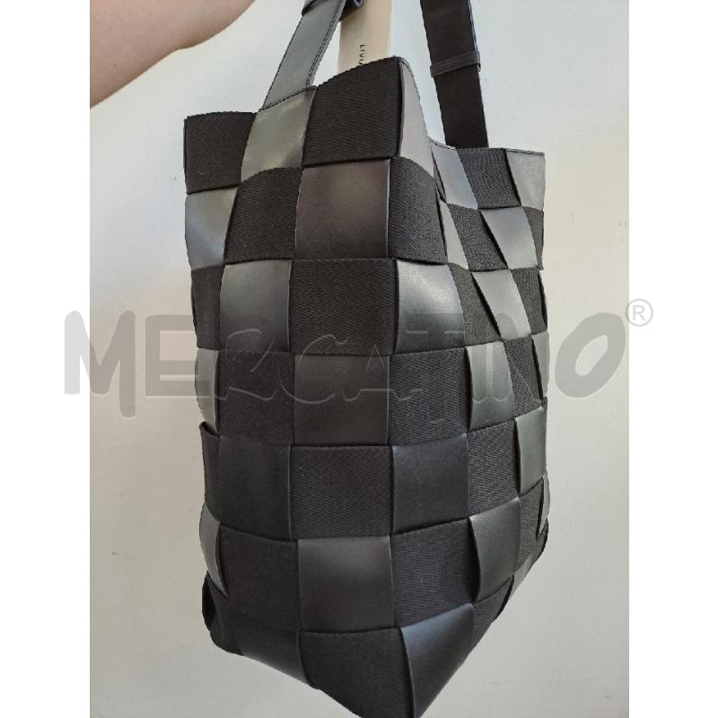 BORSA PELLE LIVIANA CONTI MAXI BORSA INTRECCIO | Mercatino dell'Usato Catanzaro 2