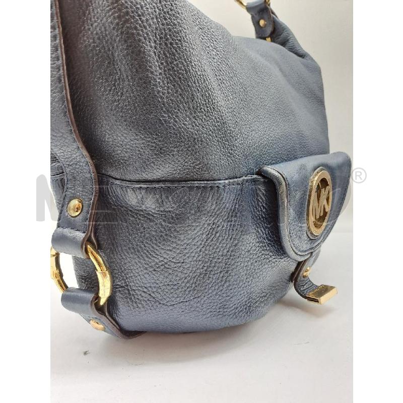 BORSA PELLE MICHAEL KORS BLU  | Mercatino dell'Usato Catanzaro 2