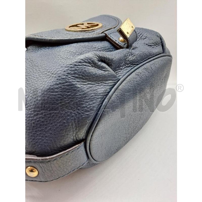 BORSA PELLE MICHAEL KORS BLU  | Mercatino dell'Usato Catanzaro 3