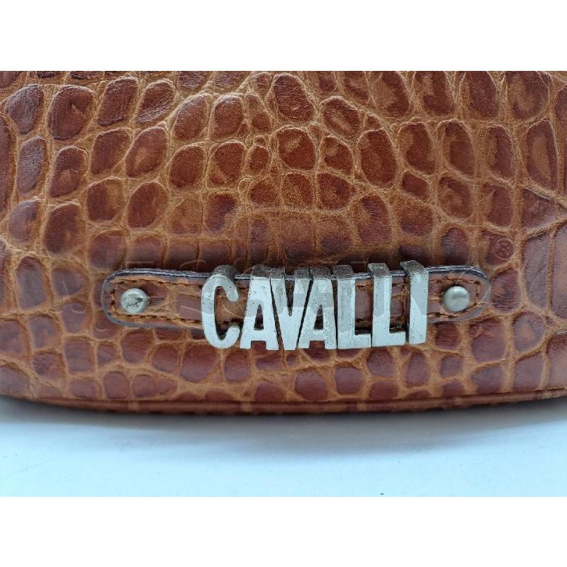 BORSETTA DONNA CAVALLI MARRONE PITONATA  | Mercatino dell'Usato Catanzaro 4