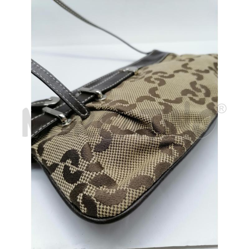 BORSETTA DONNA COCCINELLE STAMPA MONOGRAM BEIGE MARRONE | Mercatino dell'Usato Catanzaro 4