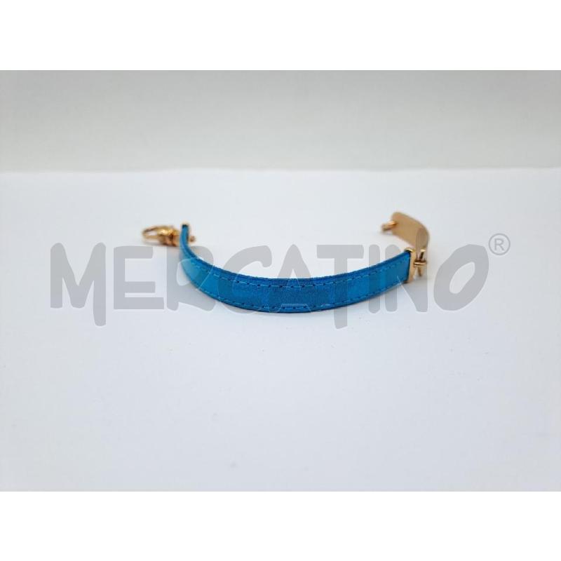 BRACCIALE BRONZALLURE CINTURINO PELLE AZZURRO | Mercatino dell'Usato Catanzaro 3
