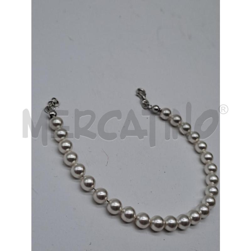 BRACCIALE METALLO PREZIOSO PERLINE | Mercatino dell'Usato Catanzaro 2