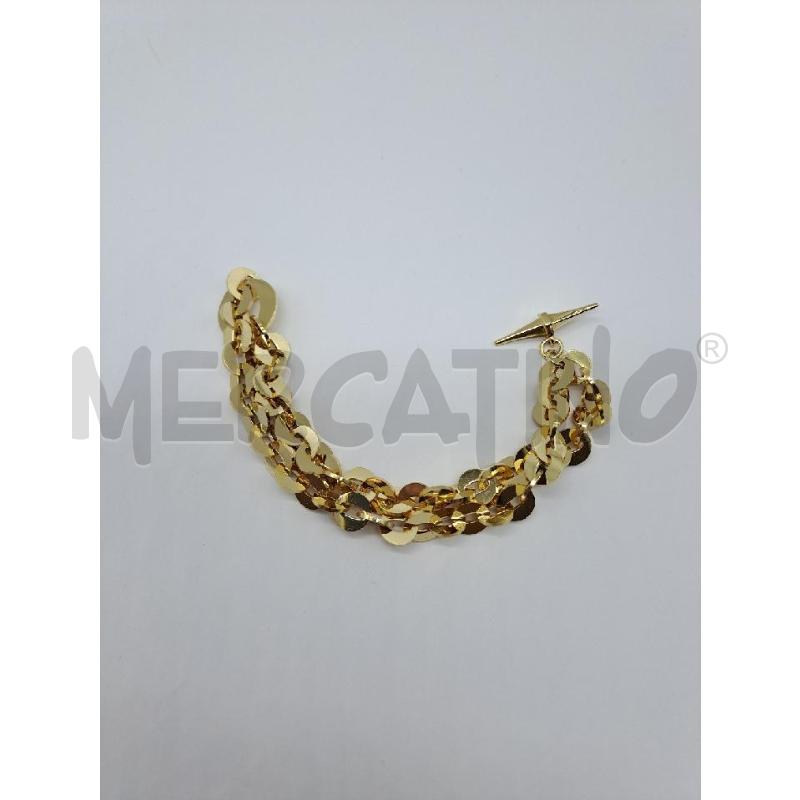 BRACCIALE UNOAERRE CATENA TONDA DORATA OTTONE | Mercatino dell'Usato Catanzaro 1