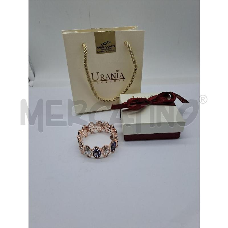 BRACCIALE URANIA ELASTICO STRASS BIANCO CENTRALE  | Mercatino dell'Usato Catanzaro 1