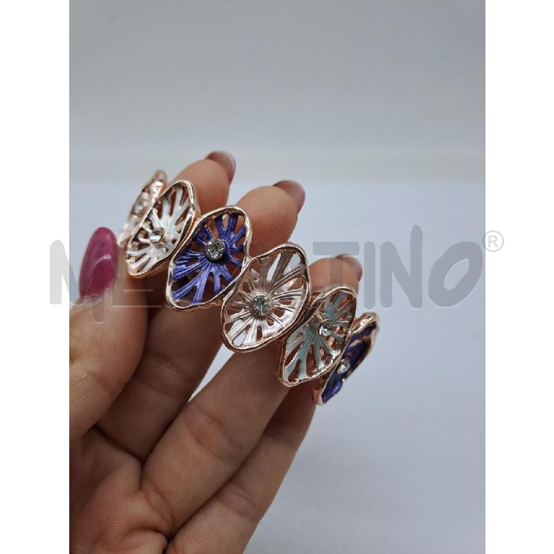 BRACCIALE URANIA ELASTICO STRASS BIANCO CENTRALE  | Mercatino dell'Usato Catanzaro 3