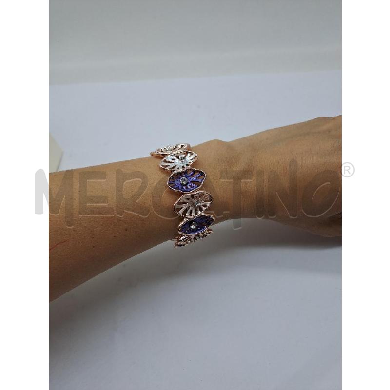 BRACCIALE URANIA ELASTICO STRASS BIANCO CENTRALE  | Mercatino dell'Usato Catanzaro 4