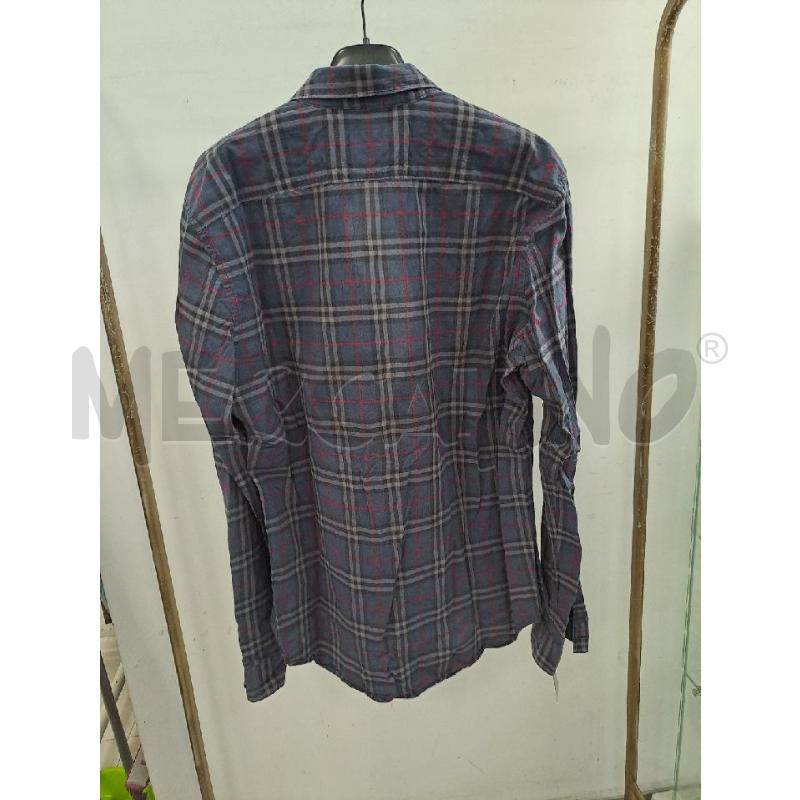CAMICIA DONNA BURBERRY QUADRI BLU RIGA ROSSA  | Mercatino dell'Usato Catanzaro 2
