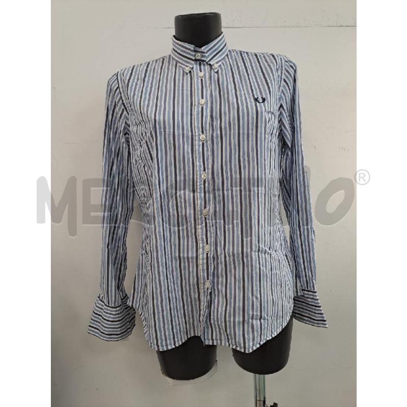 CAMICIA DONNA FRED PERRY RIGA CELESTE BLU  | Mercatino dell'Usato Catanzaro 1