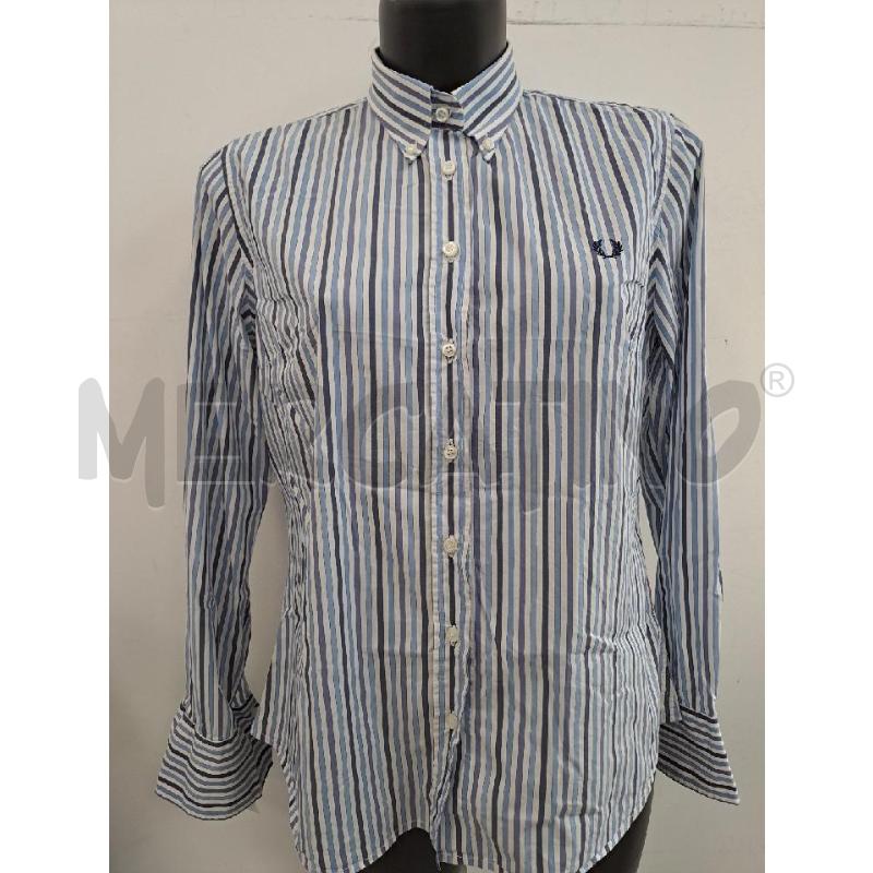 CAMICIA DONNA FRED PERRY RIGA CELESTE BLU  | Mercatino dell'Usato Catanzaro 2