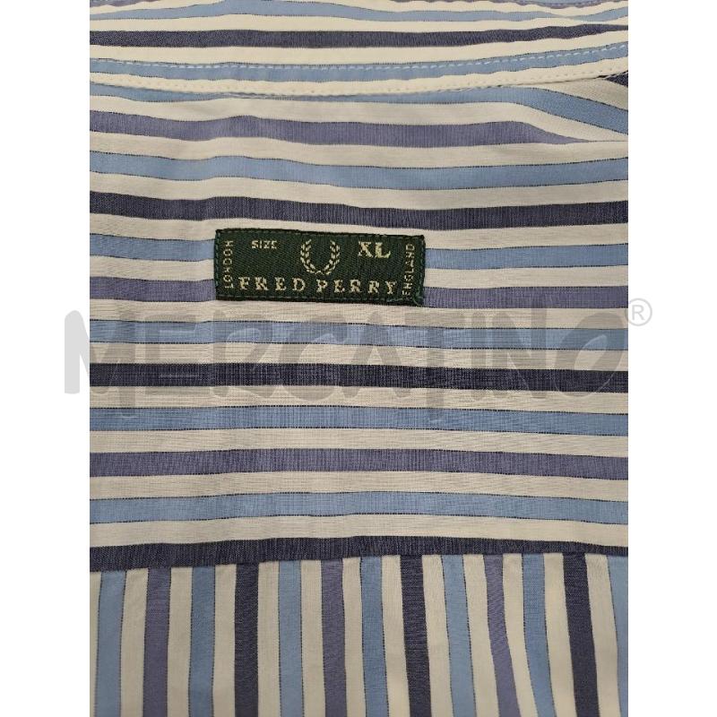 CAMICIA DONNA FRED PERRY RIGA CELESTE BLU  | Mercatino dell'Usato Catanzaro 4