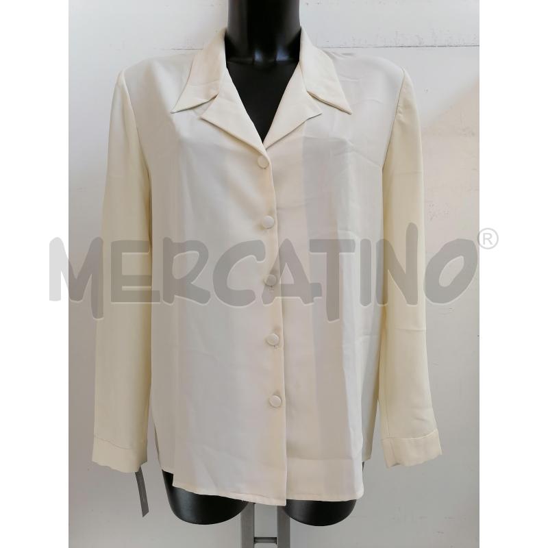 CAMICIA DONNA LUISA SPAGNOLI PANNA BOTTONI RIVESTITTI | Mercatino dell'Usato Catanzaro 1