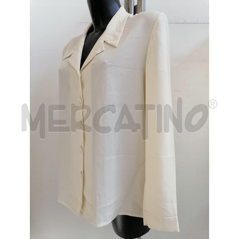 CAMICIA DONNA LUISA SPAGNOLI PANNA BOTTONI RIVESTITTI | Mercatino dell'Usato Catanzaro 2